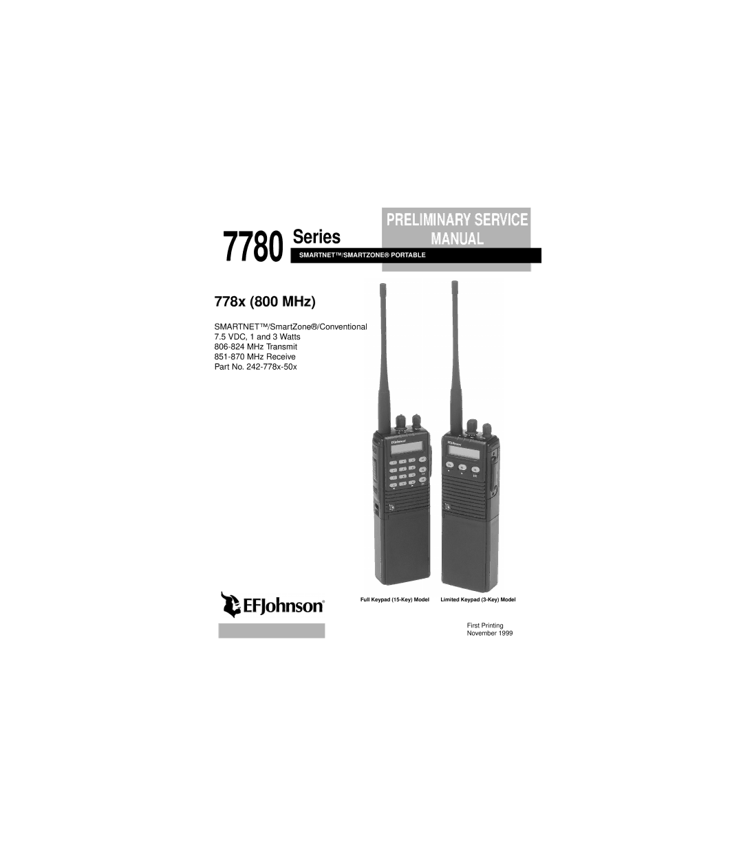 EFJohnson 7780 service manual 