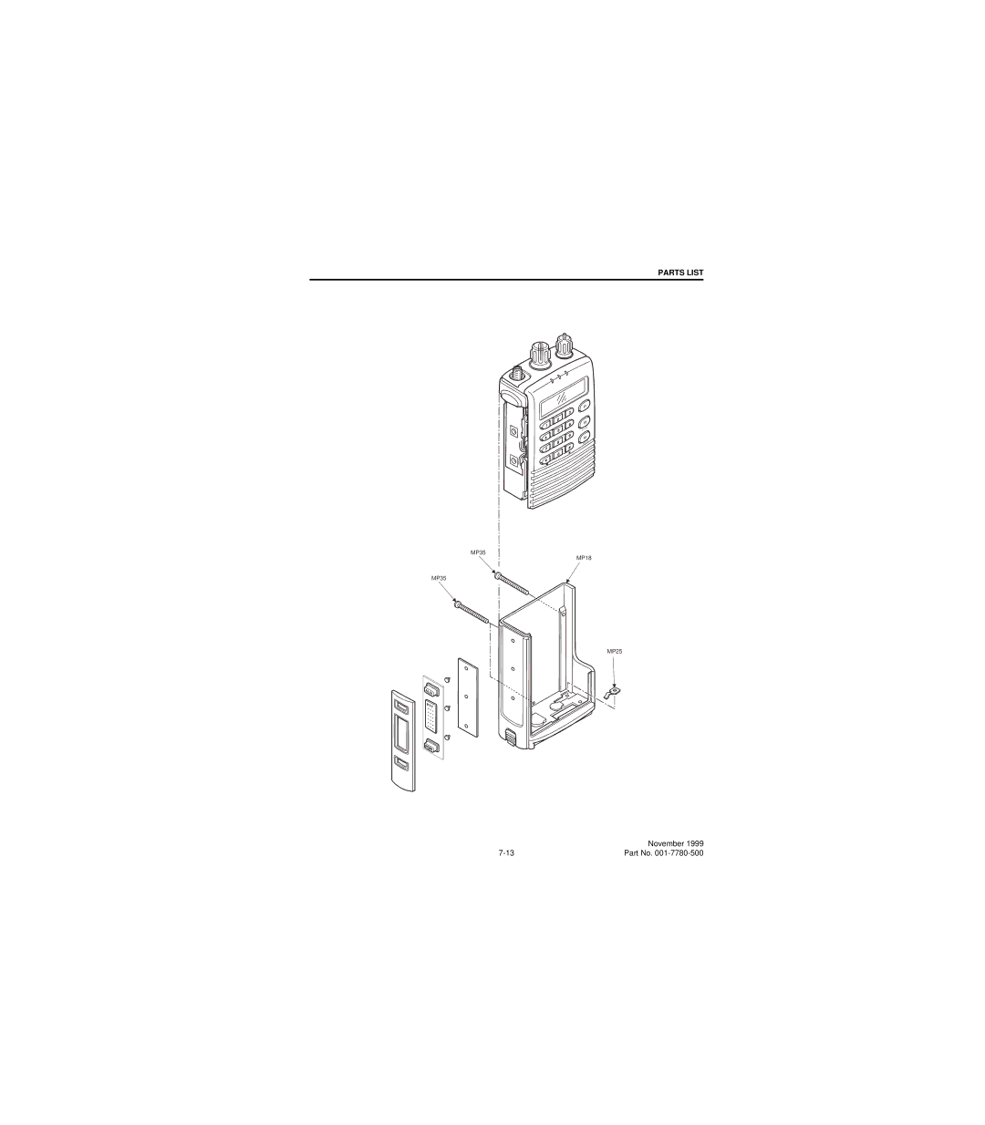 EFJohnson 7780 service manual MP35 MP18 MP25 