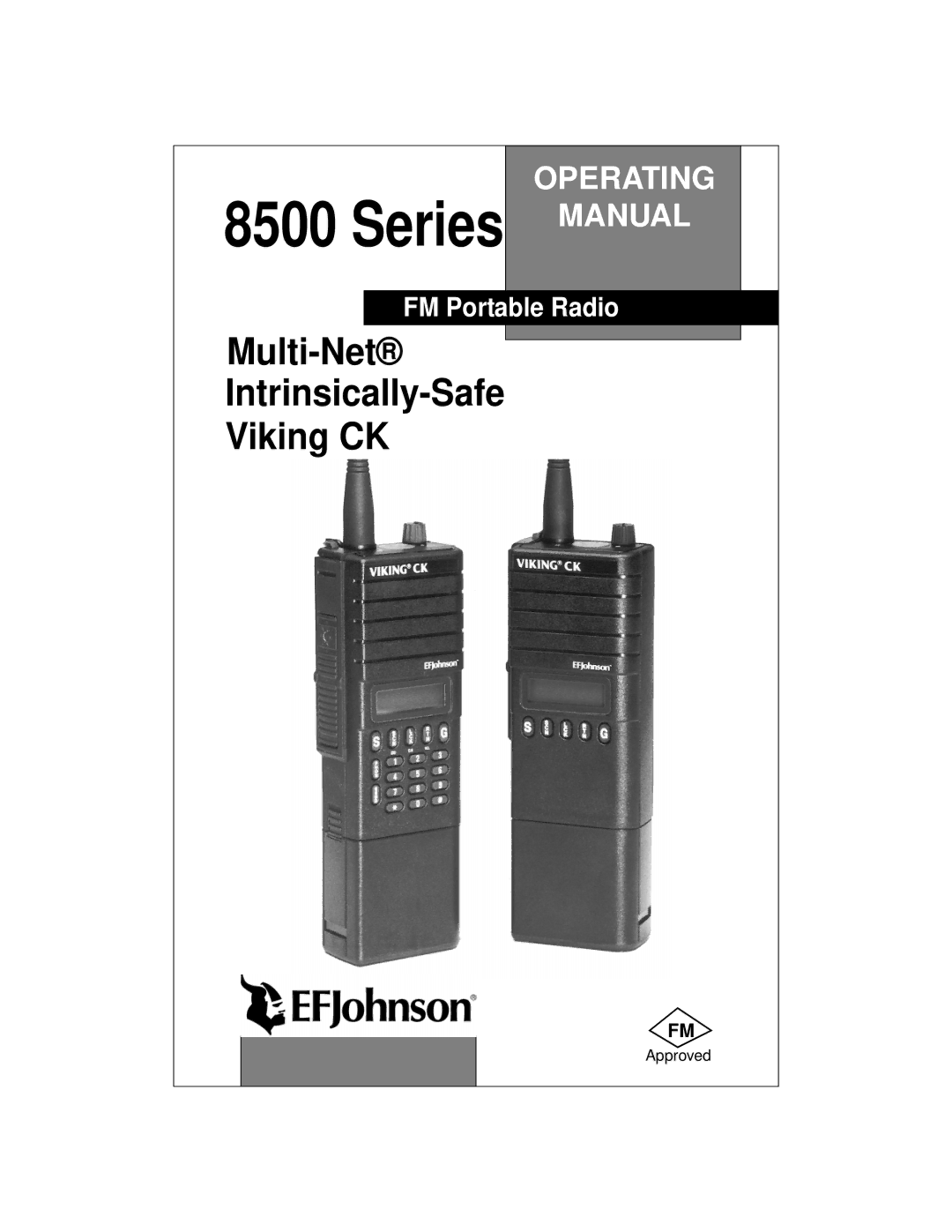 EFJohnson 8500 manual Series 