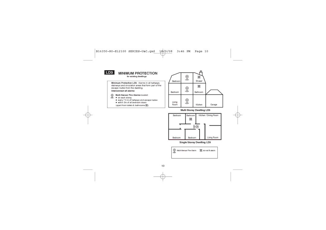 Ei Electronics Ei2110 manual LD3 Minimum Protection 