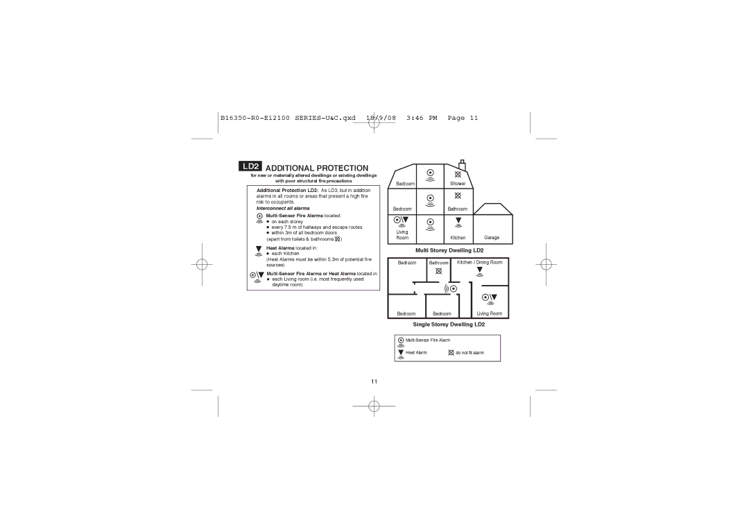 Ei Electronics Ei2110 manual LD2 Additional Protection 