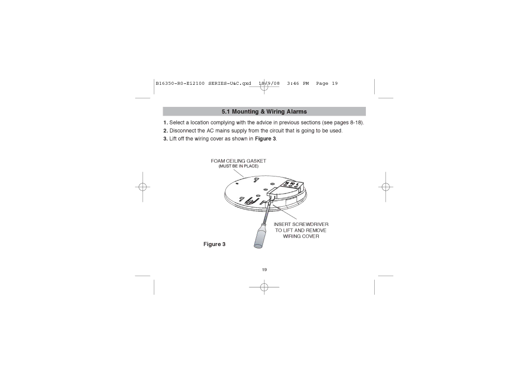 Ei Electronics Ei2110 manual Mounting & Wiring Alarms 