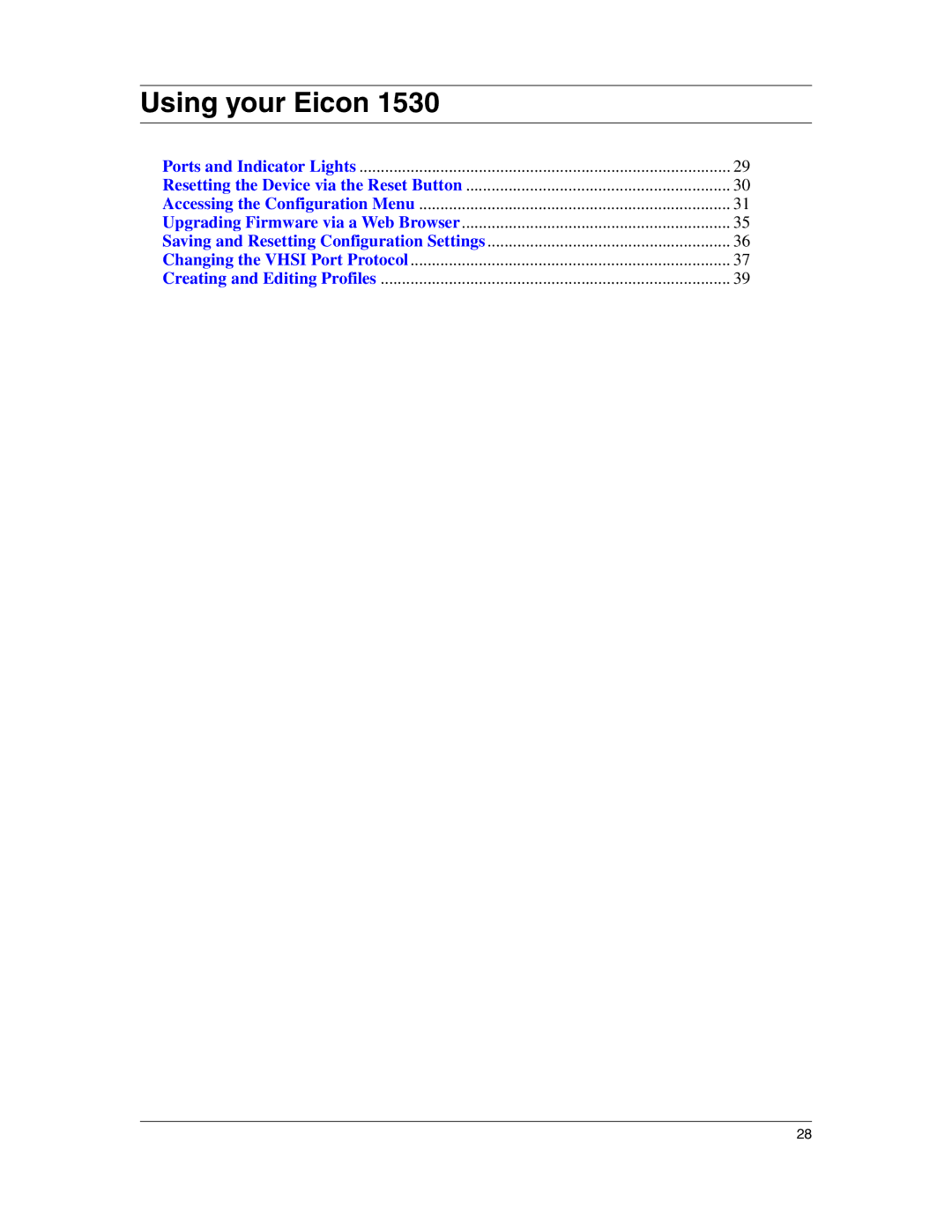 Eicon Networks 1530 manual Using your Eicon 