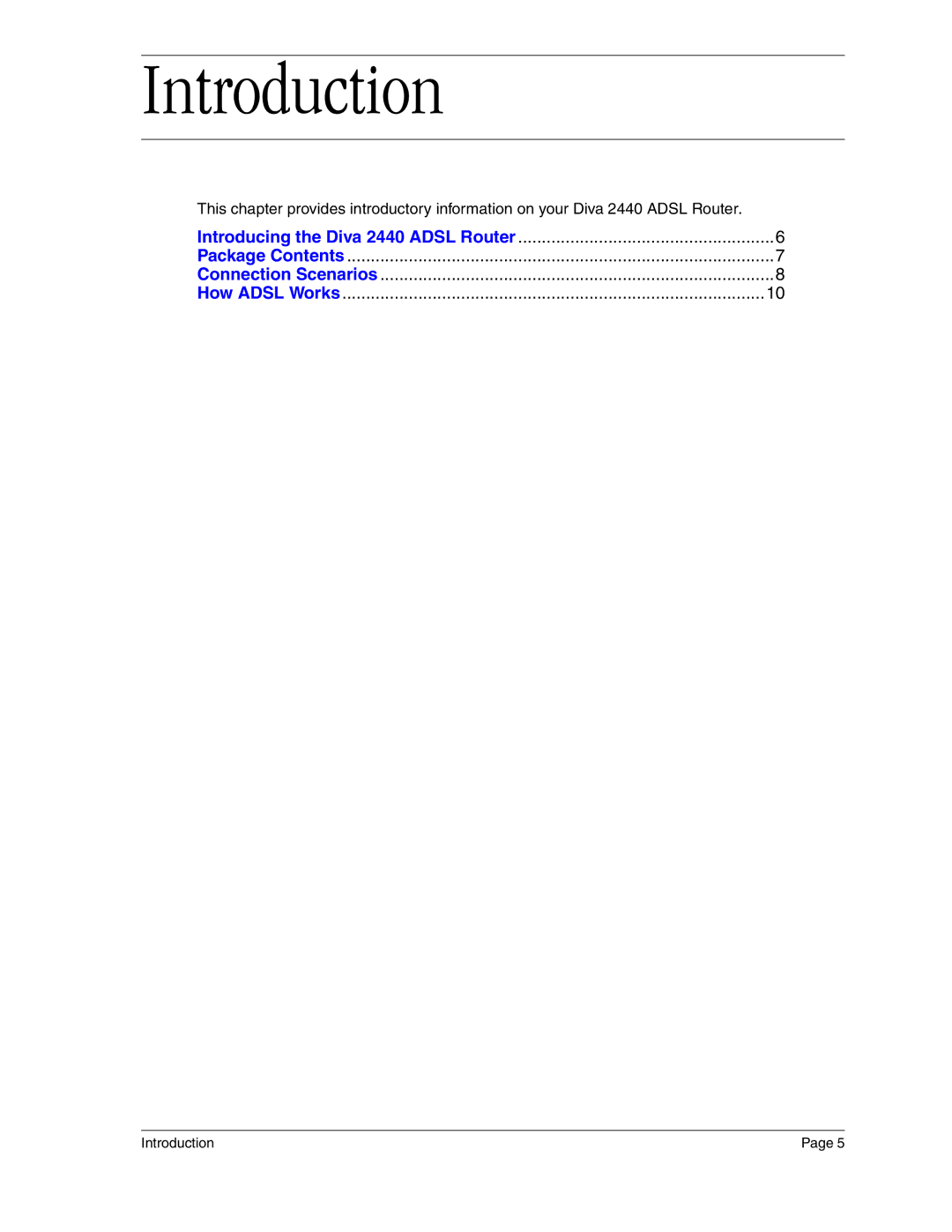 Eicon Networks 2440 manual Introduction, How Adsl Works 