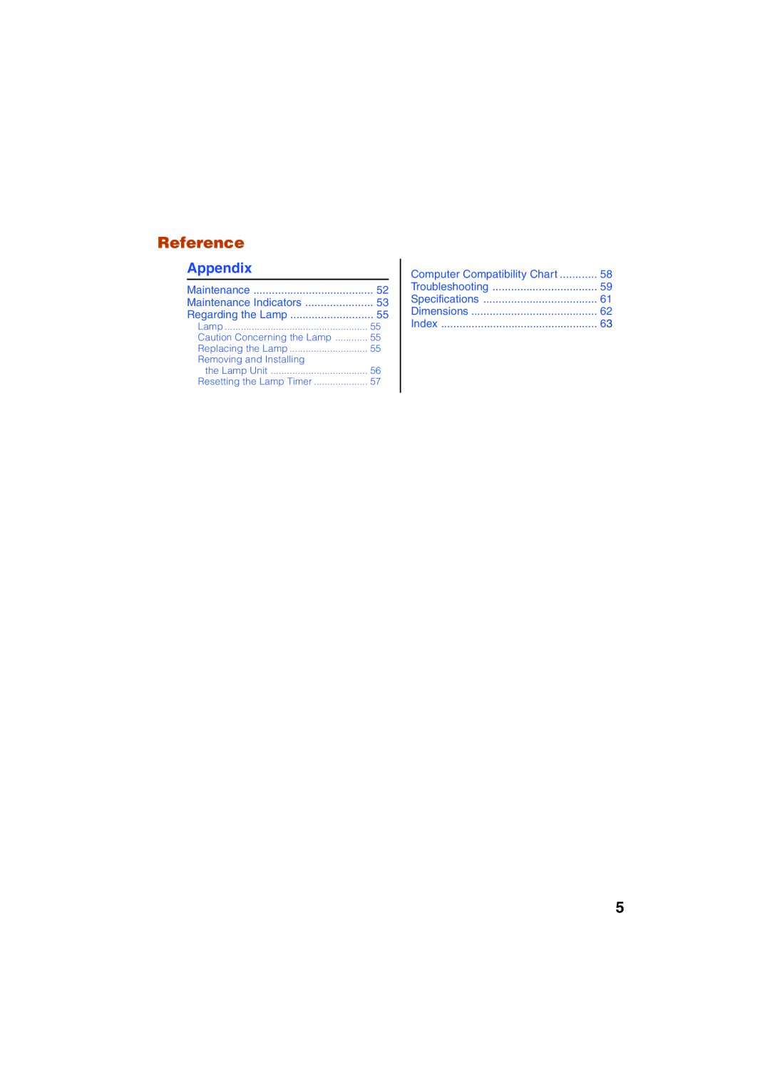 Eiki EIP-3000N owner manual Reference 