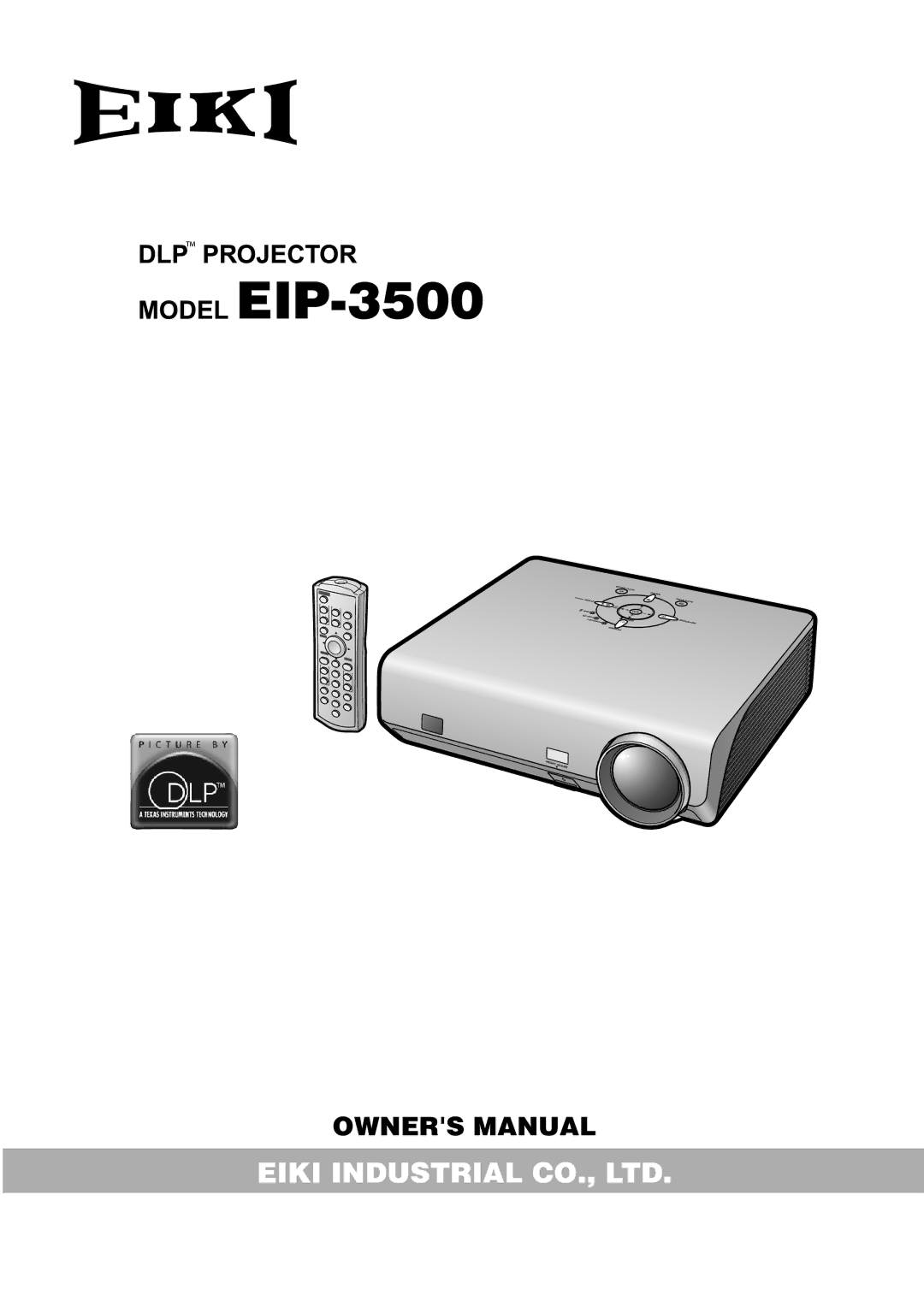 Eiki EIP-3500 owner manual 