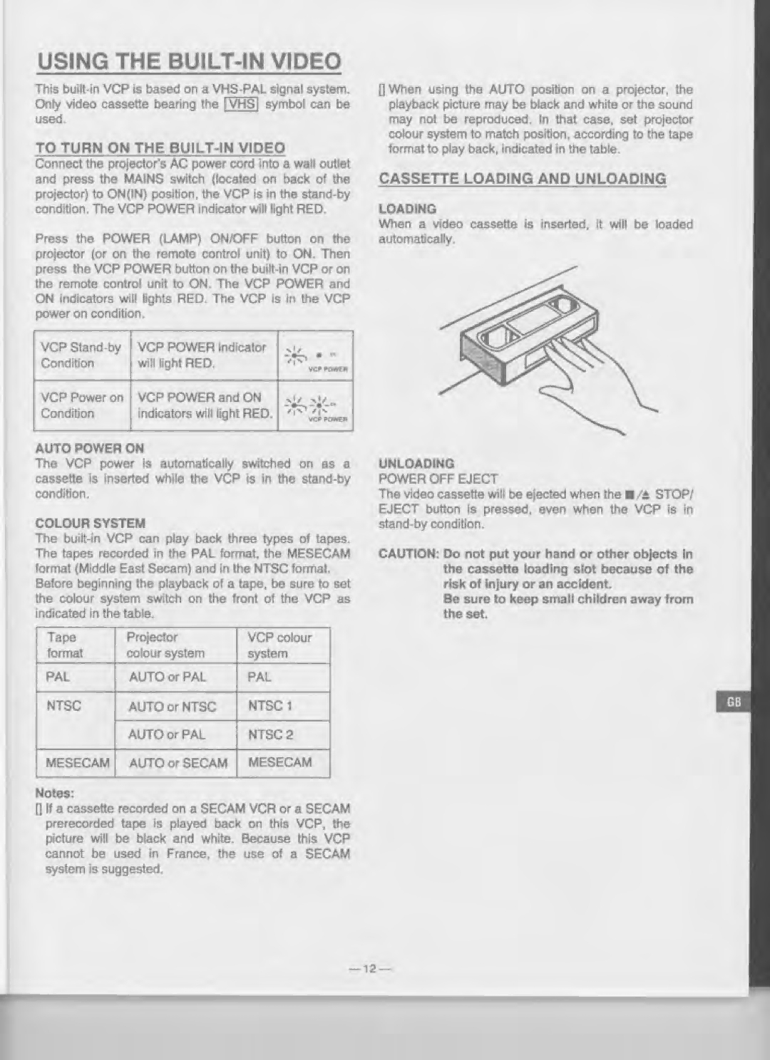 Eiki LC-120 manual 