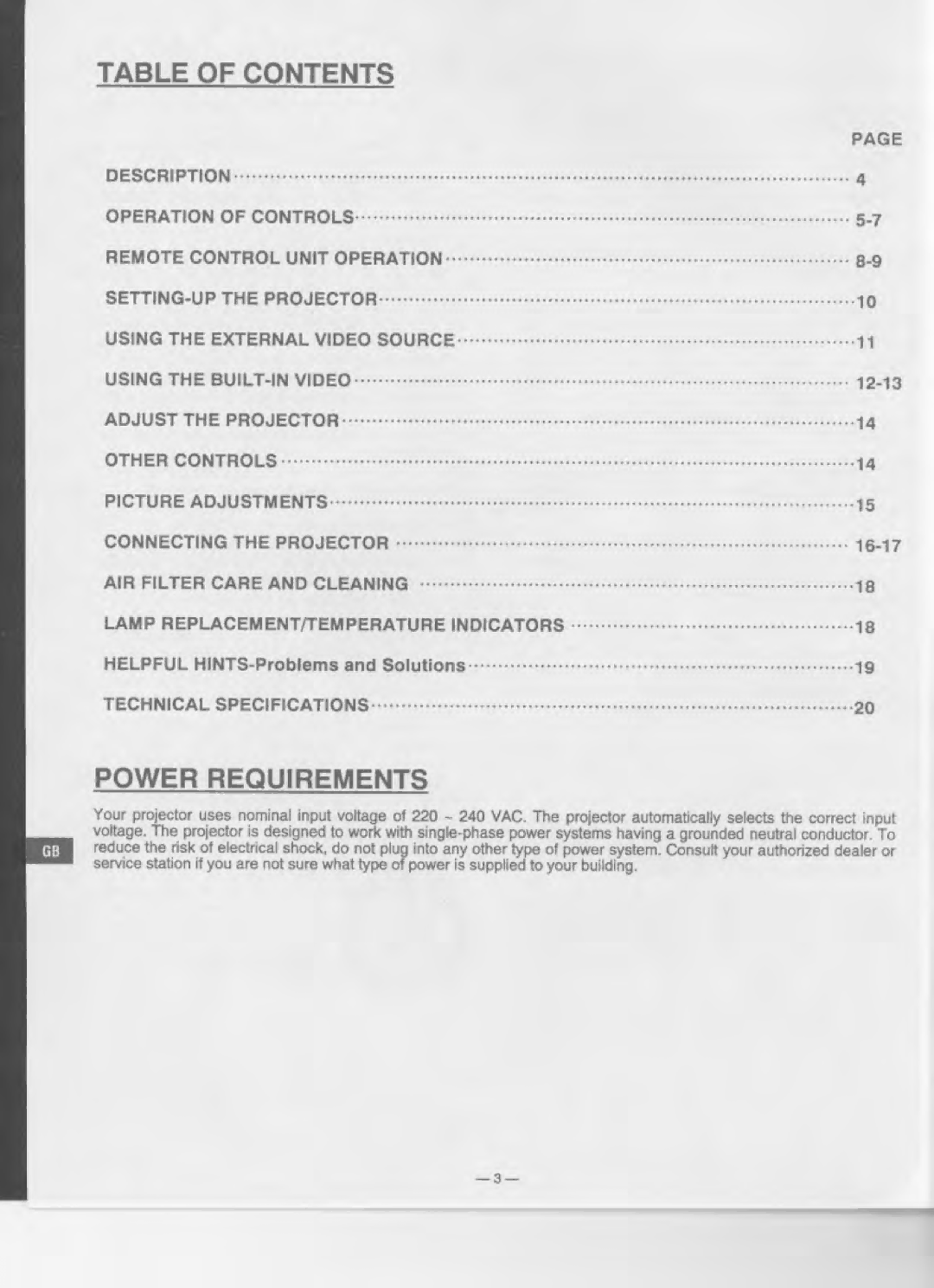 Eiki LC-120 manual 