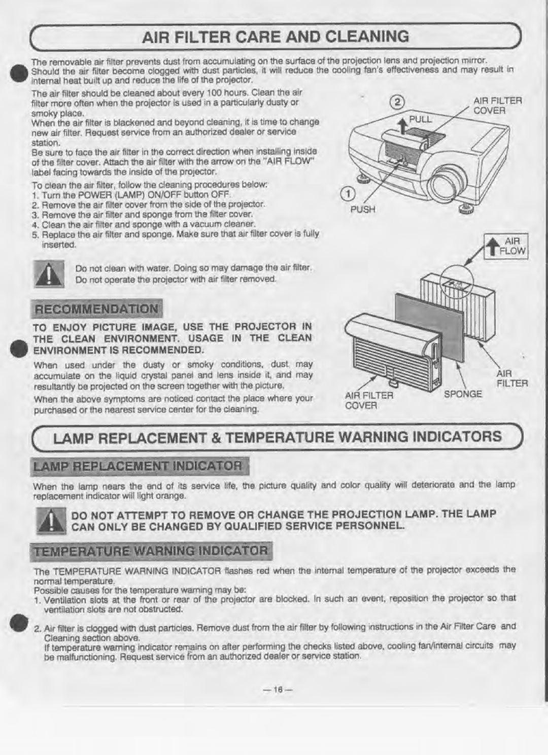 Eiki LC-180 manual 