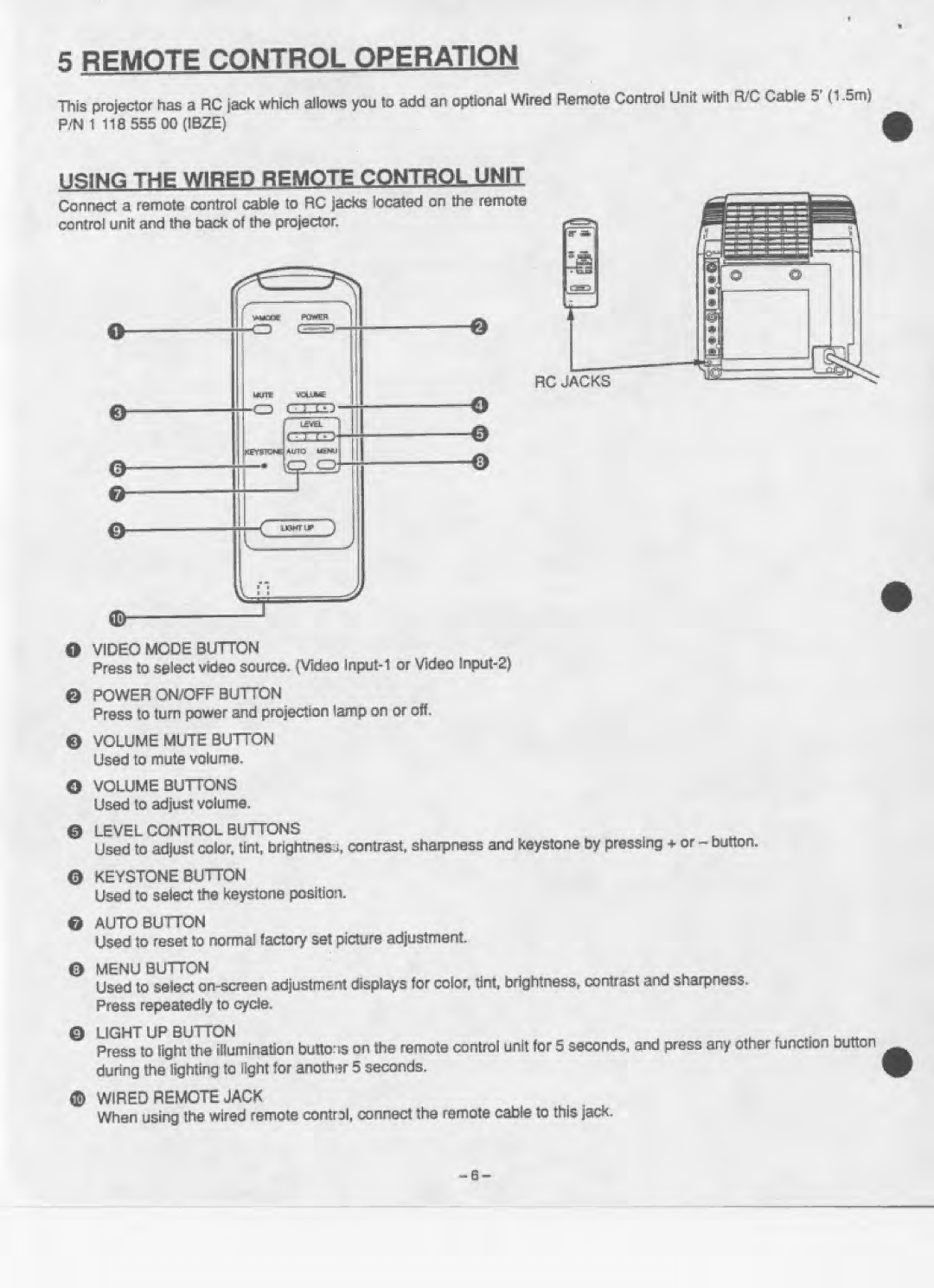 Eiki LC-200 manual 