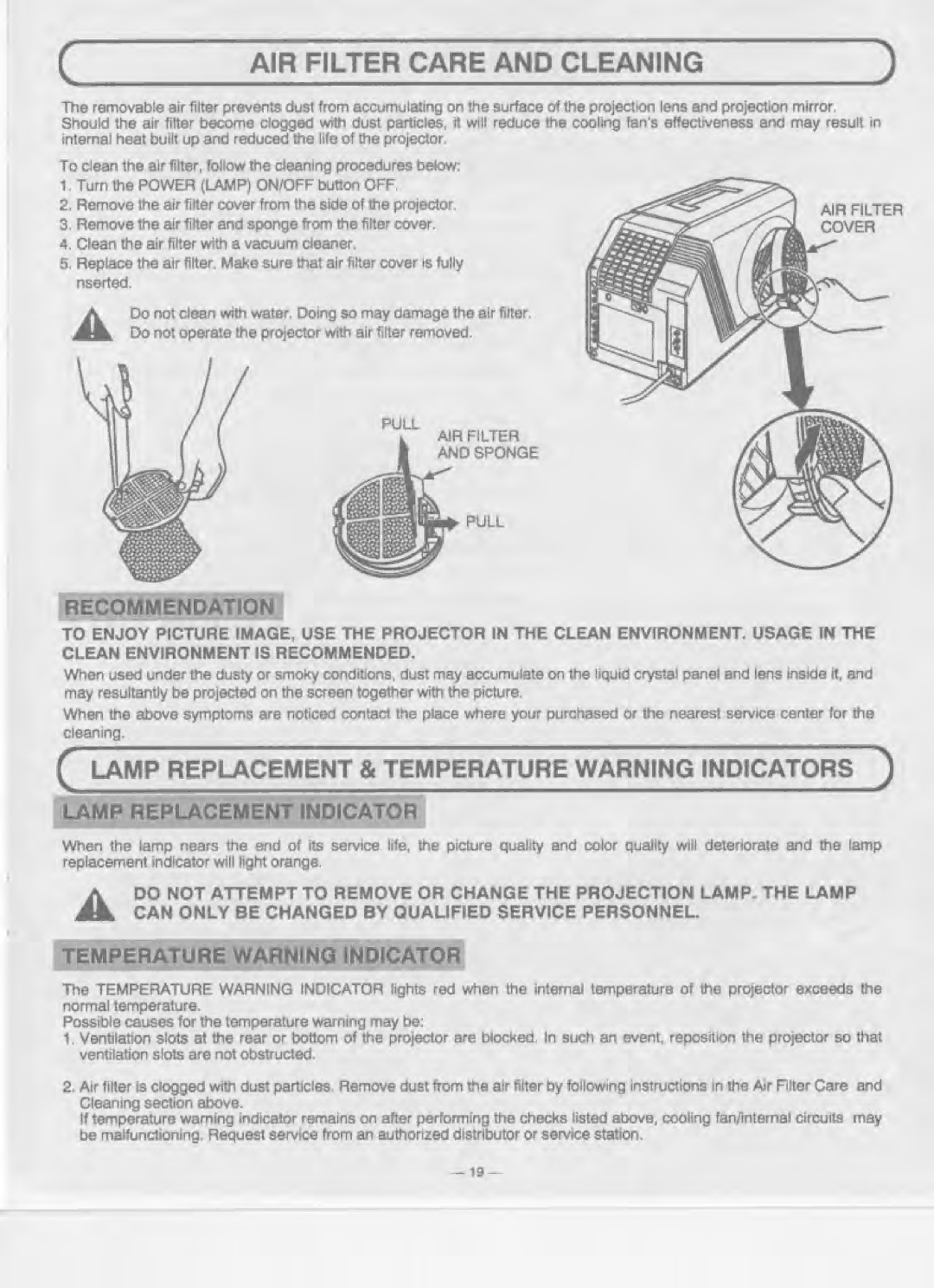 Eiki LC-350 manual 