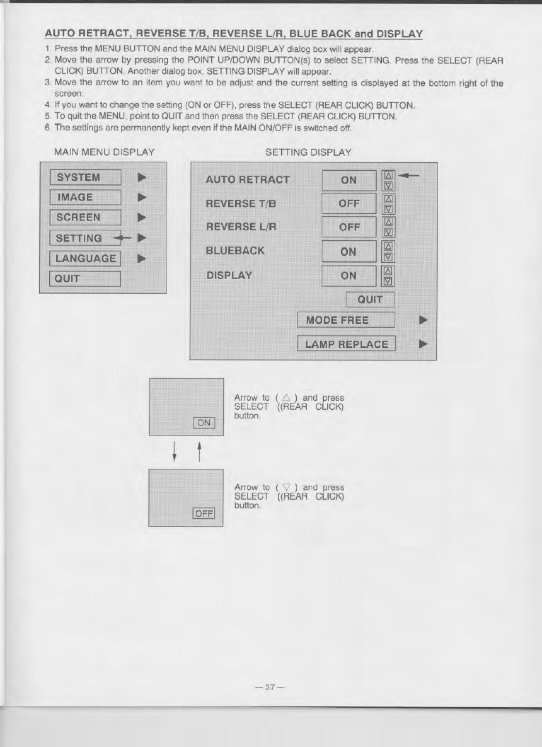 Eiki LC-7000UE manual 