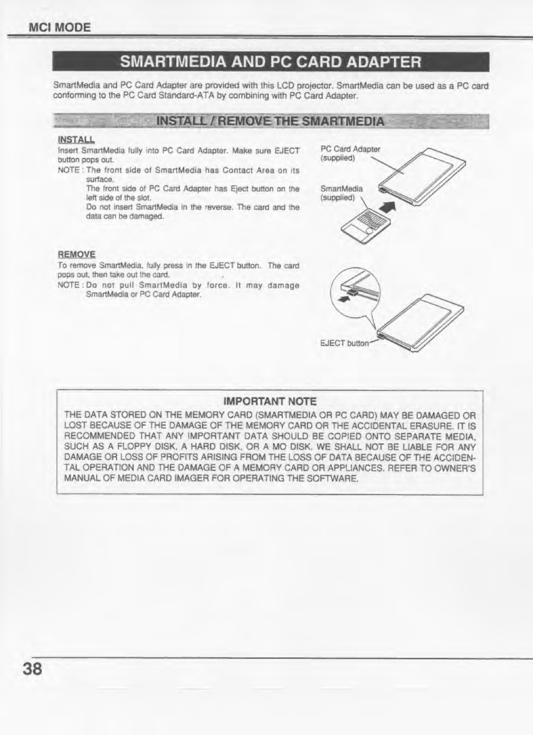 Eiki LC-NB2U manual 