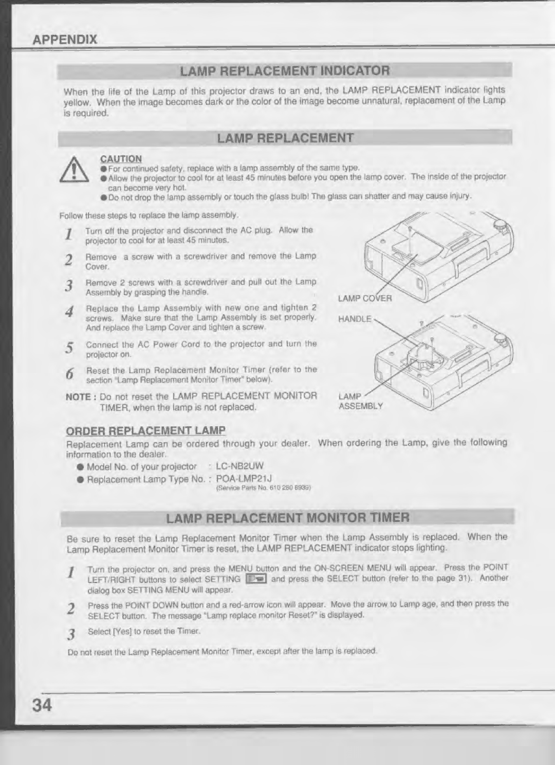 Eiki LC-NB2UW manual 