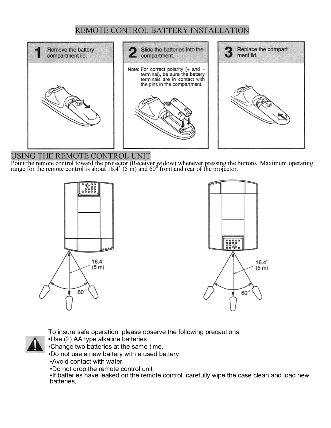 Eiki LC-X1UL, LC-X1UA instruction manual 