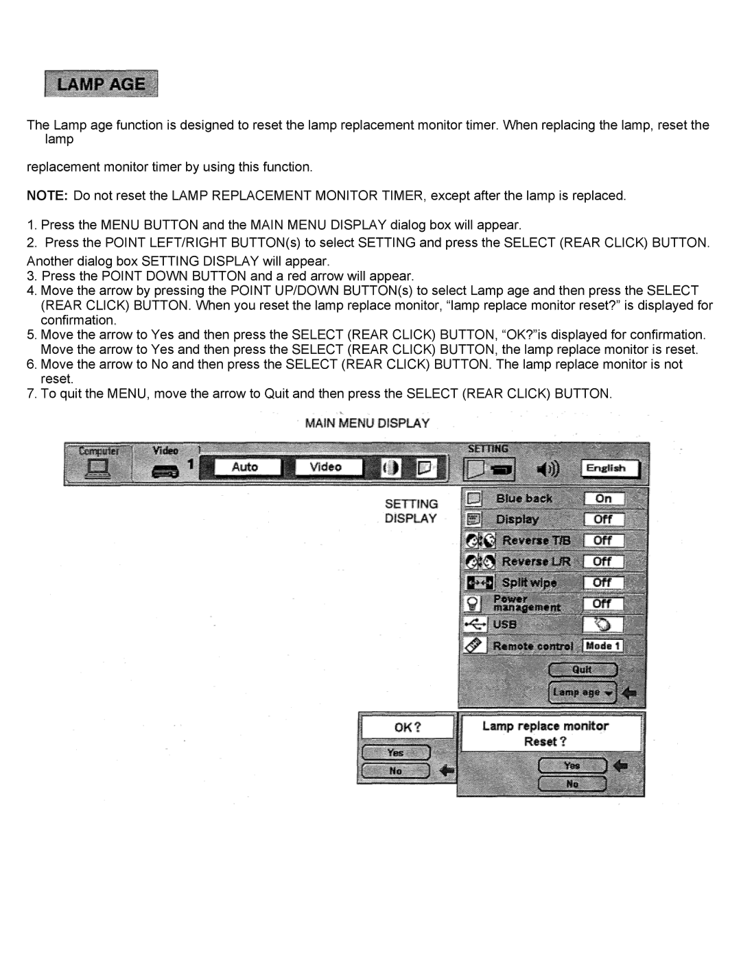 Eiki LC-X2UL instruction manual 