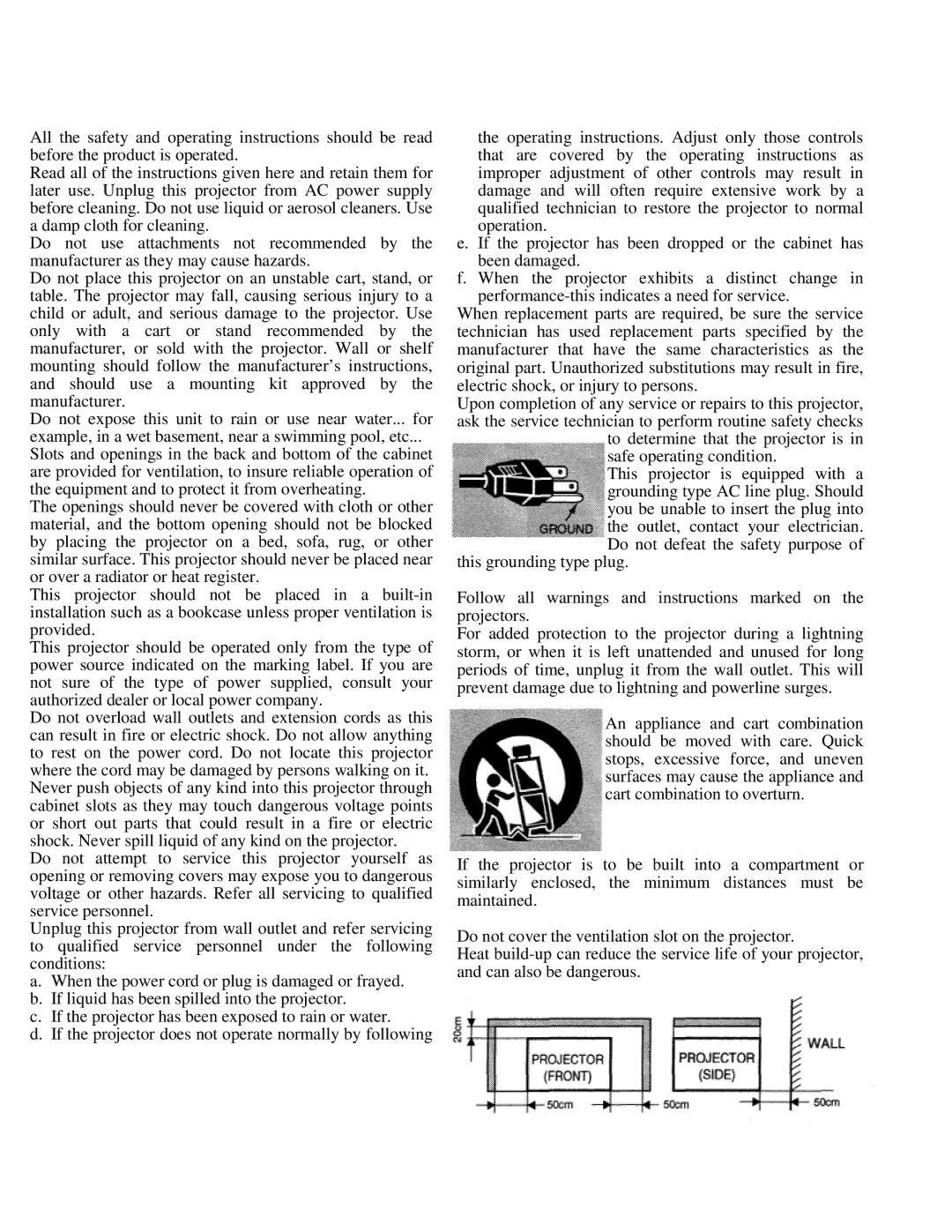 Eiki LC-X990 instruction manual 