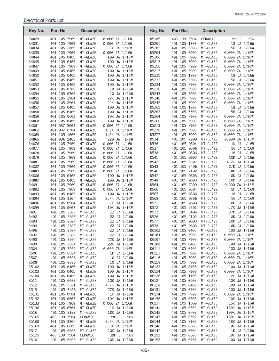 Eiki LC-XG210 service manual R4829 401 105 7909 