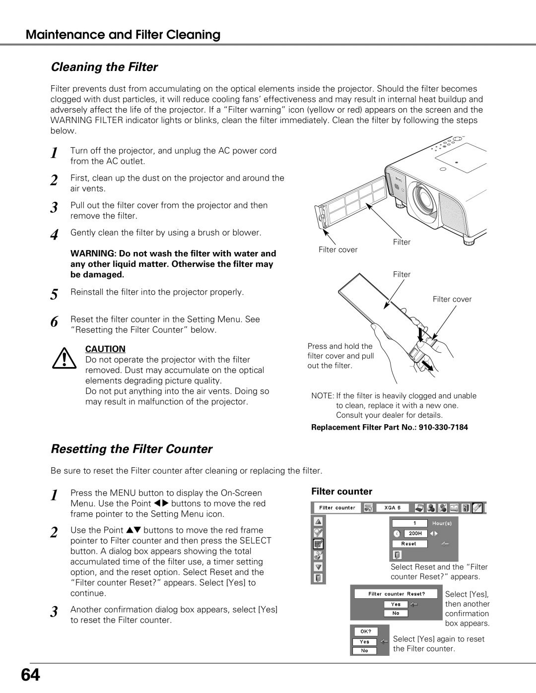 Eiki LC-XG250L, LC-XG300L owner manual 