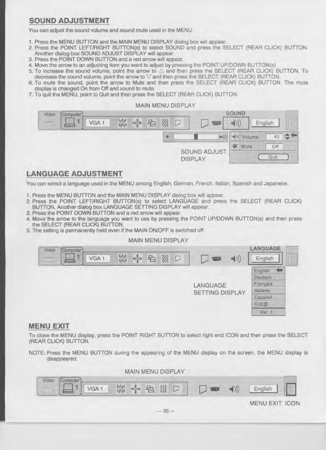 Eiki LC-XGA970U manual 