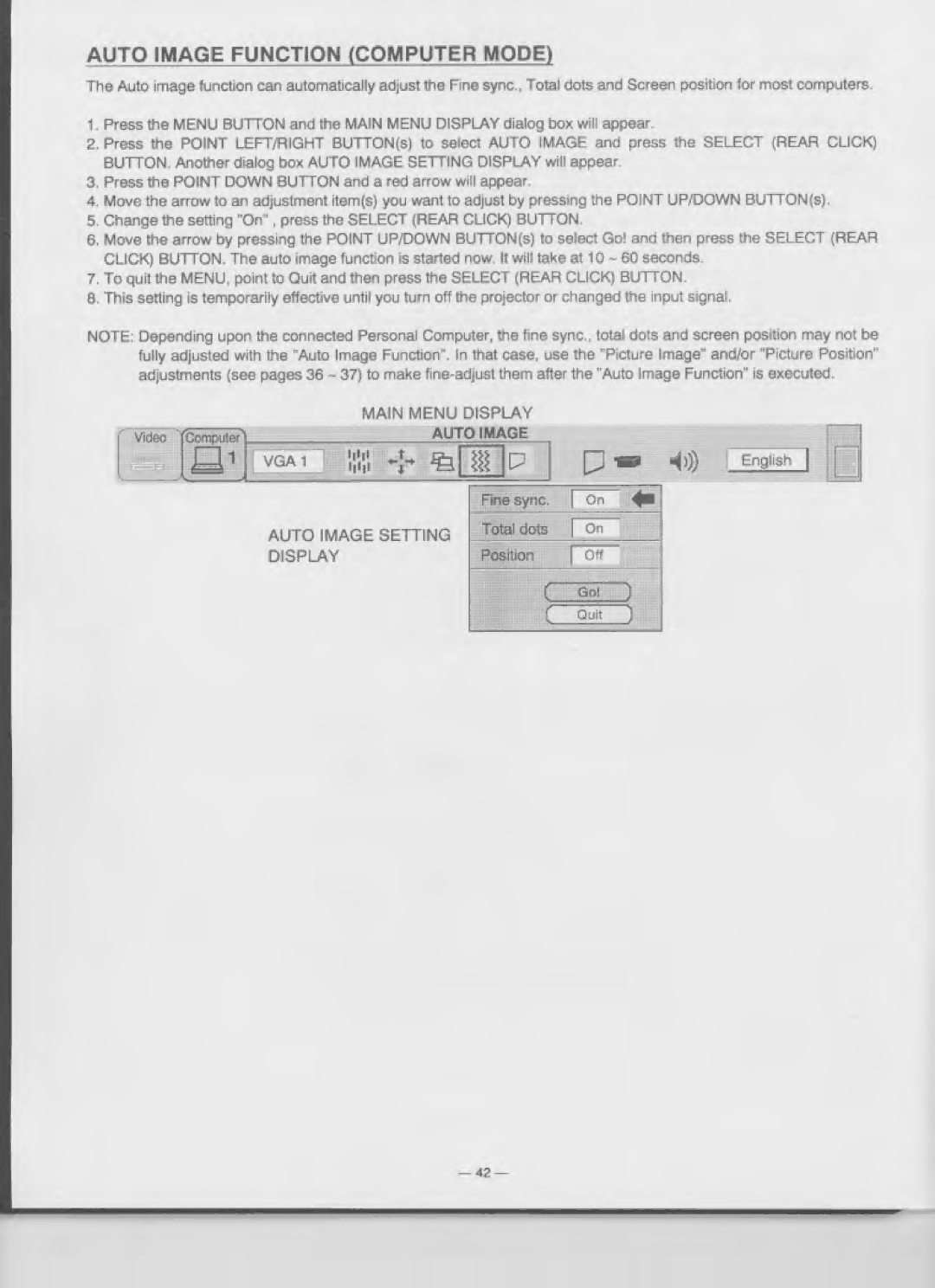 Eiki LC-XGA970U manual 