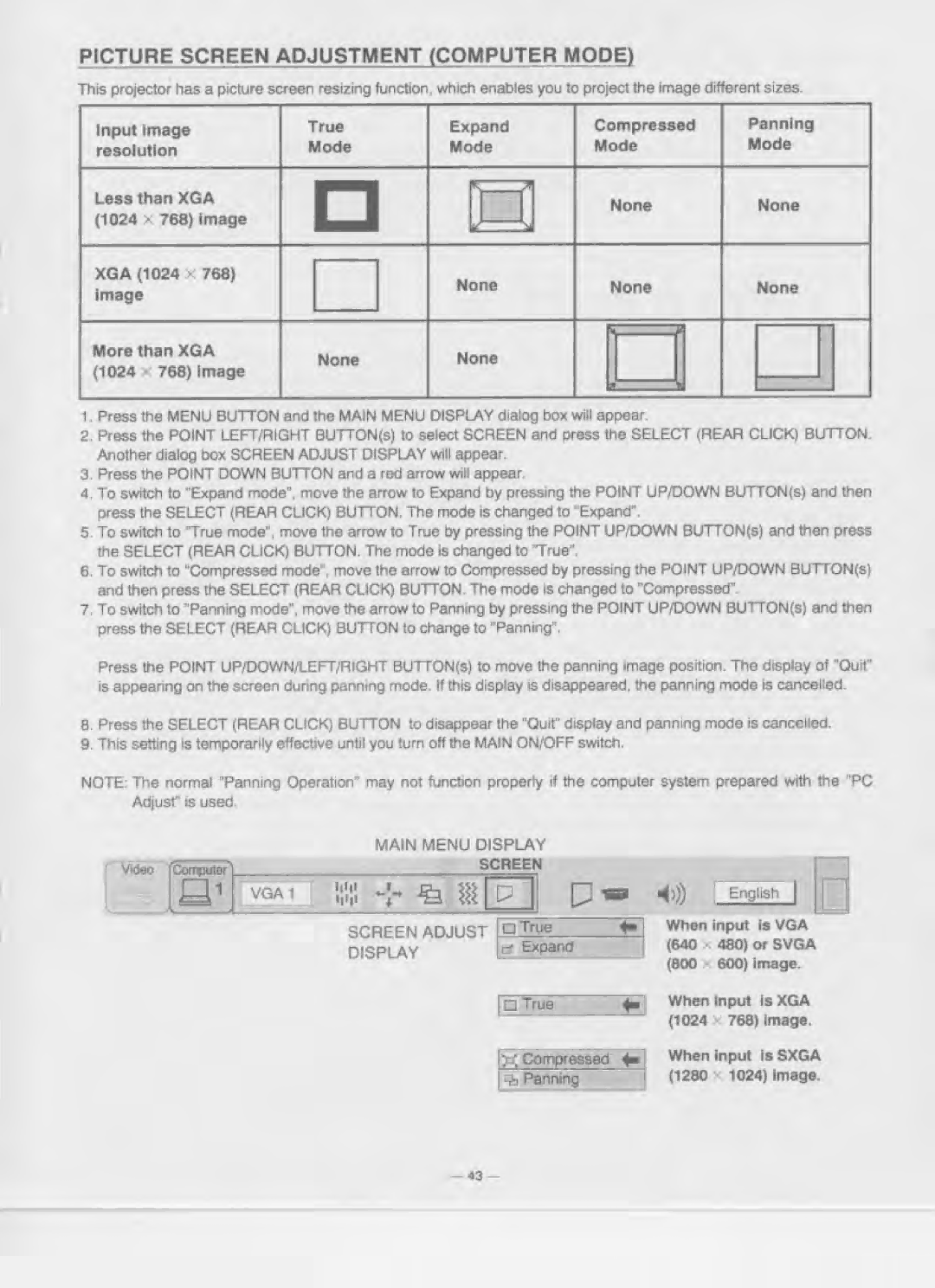 Eiki LC-XGA970U manual 