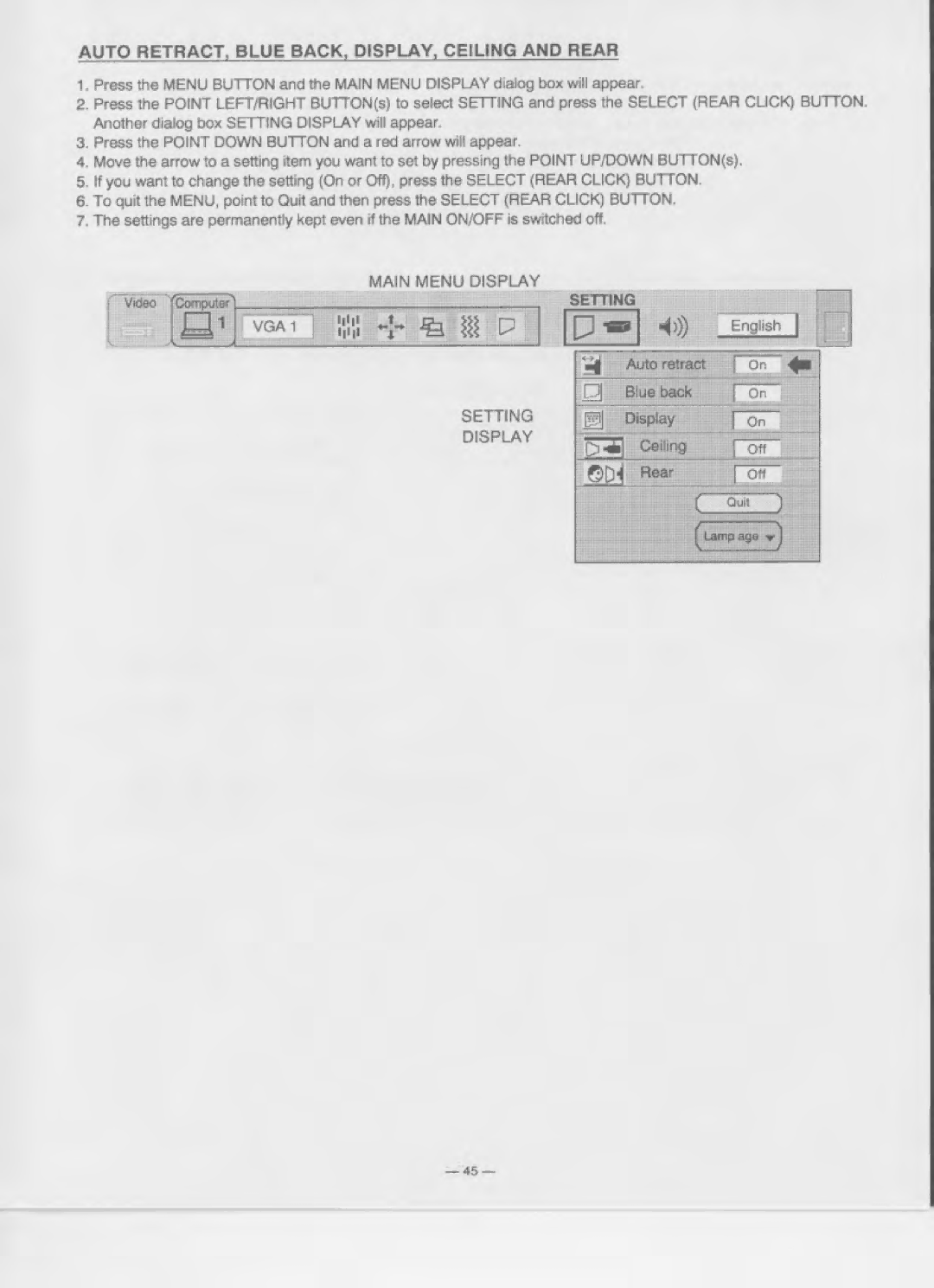 Eiki LC-XGA970U manual 