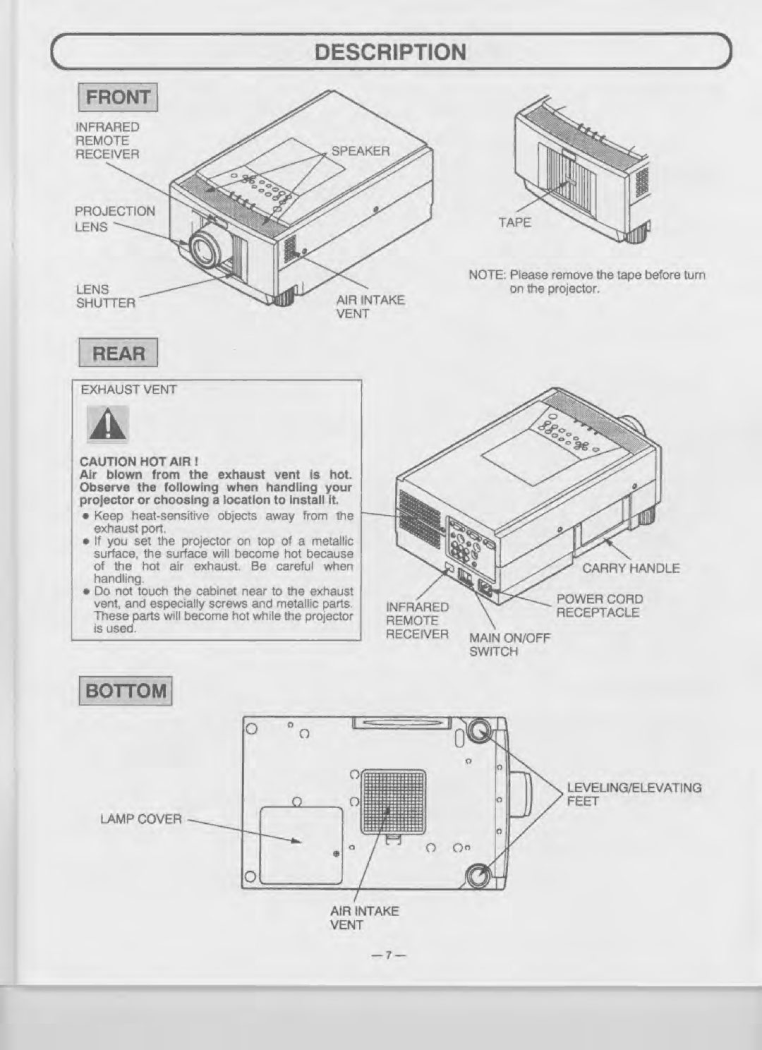 Eiki LC-XGA970U manual 