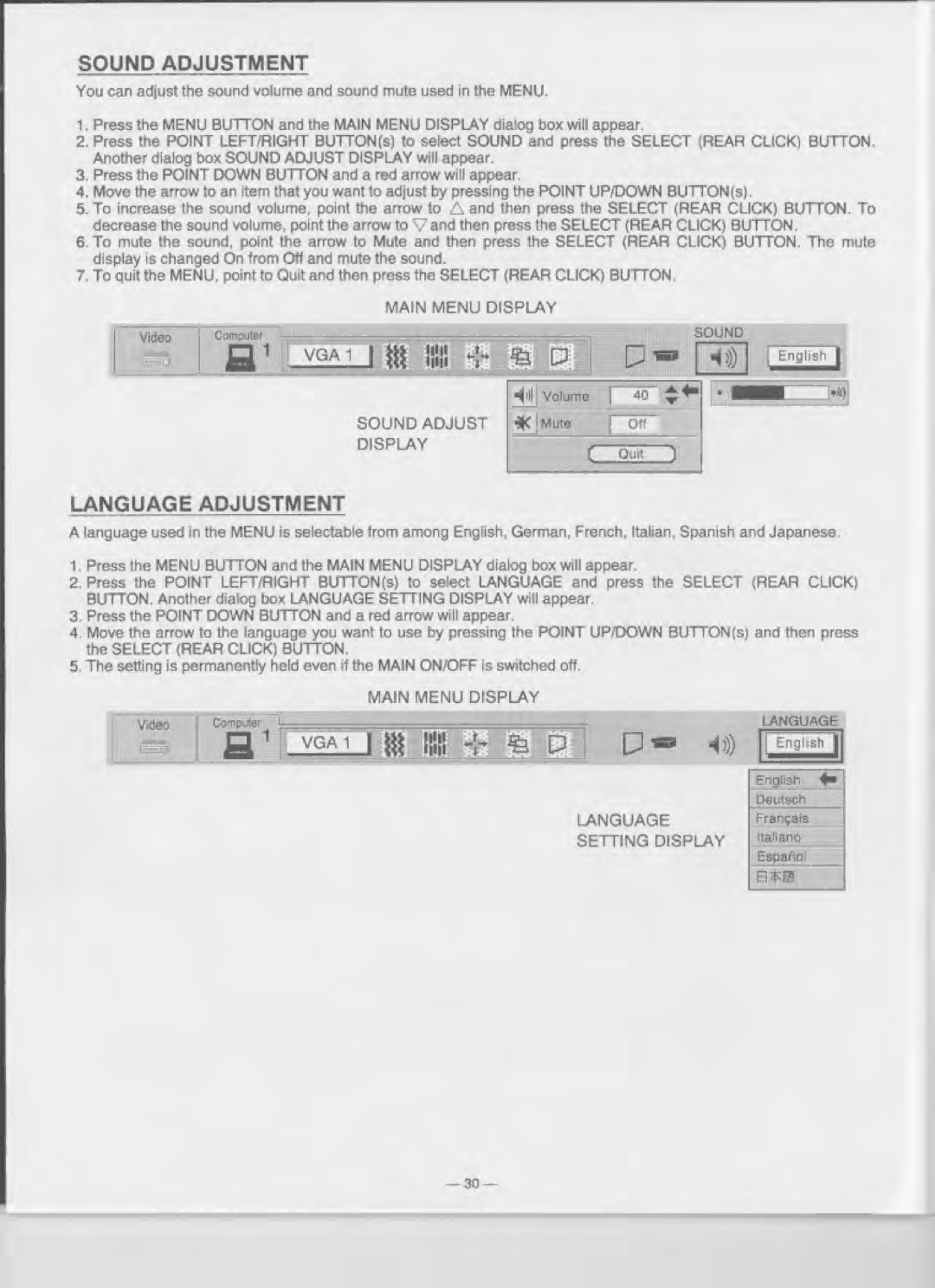 Eiki LC-XGA980U manual 