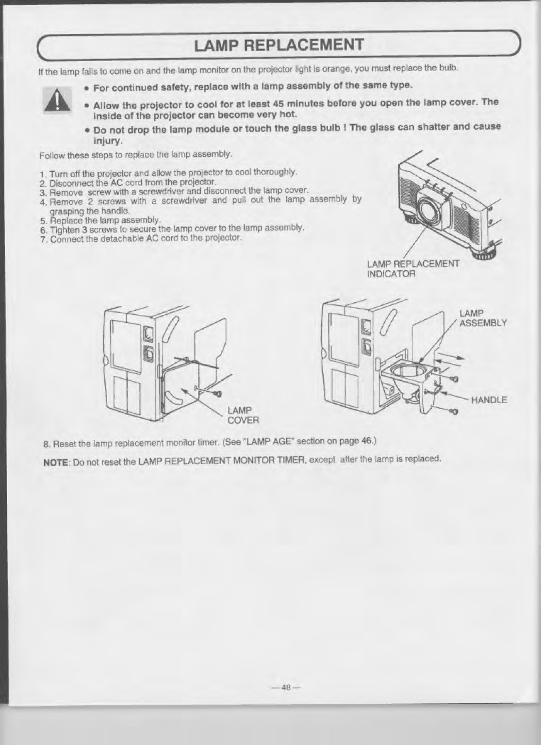 Eiki LC-XGA980U manual 