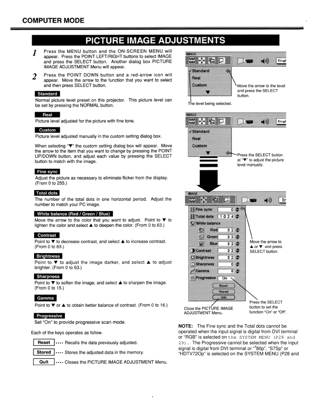 Eiki LC-XT1 instruction manual 