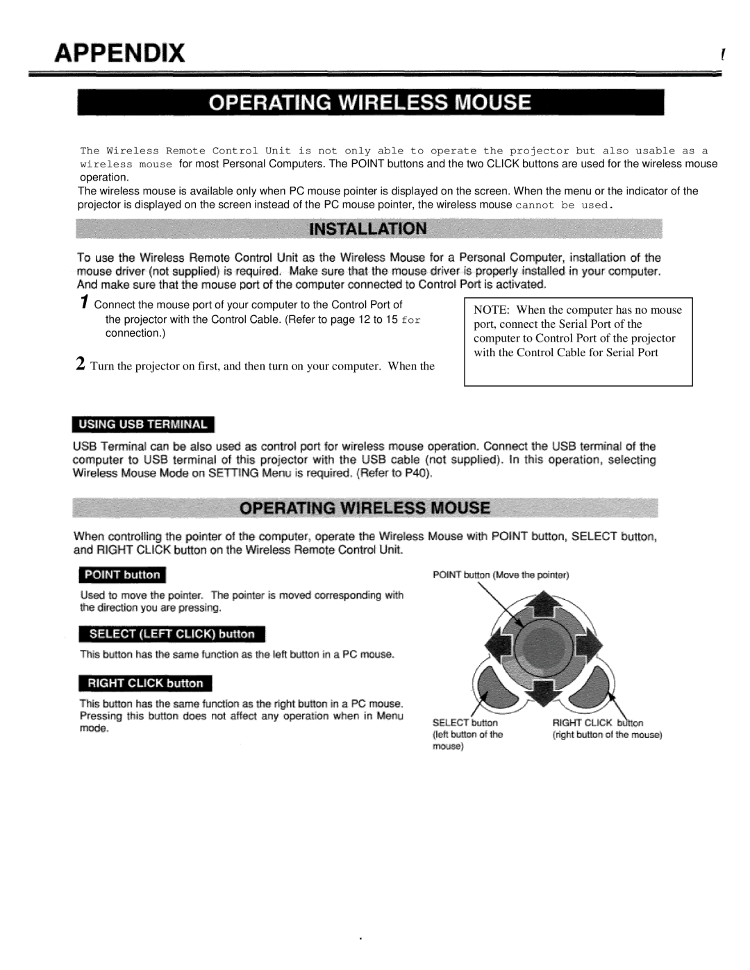 Eiki LC-XT1 instruction manual 