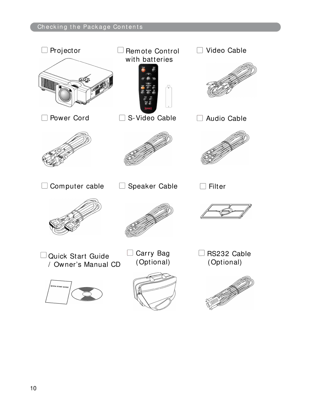 Eiki LC-XWP2000 manual Projector Remote Control 