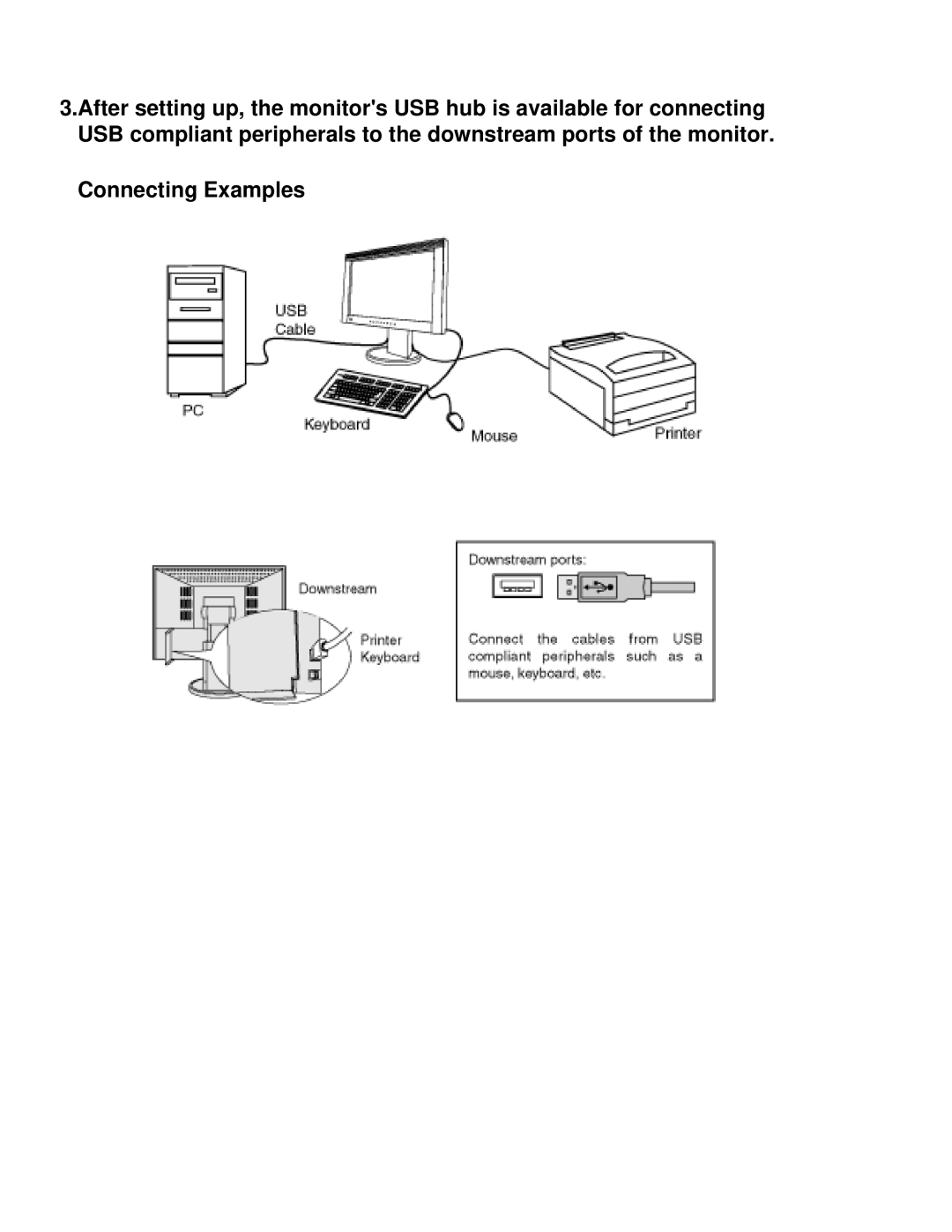 Eizo CG221 manual Connecting Examples 