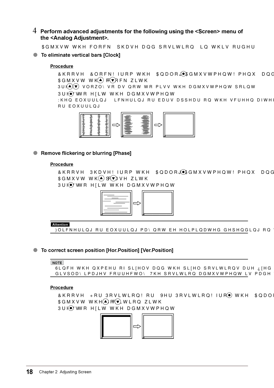 Eizo CG245W user manual 