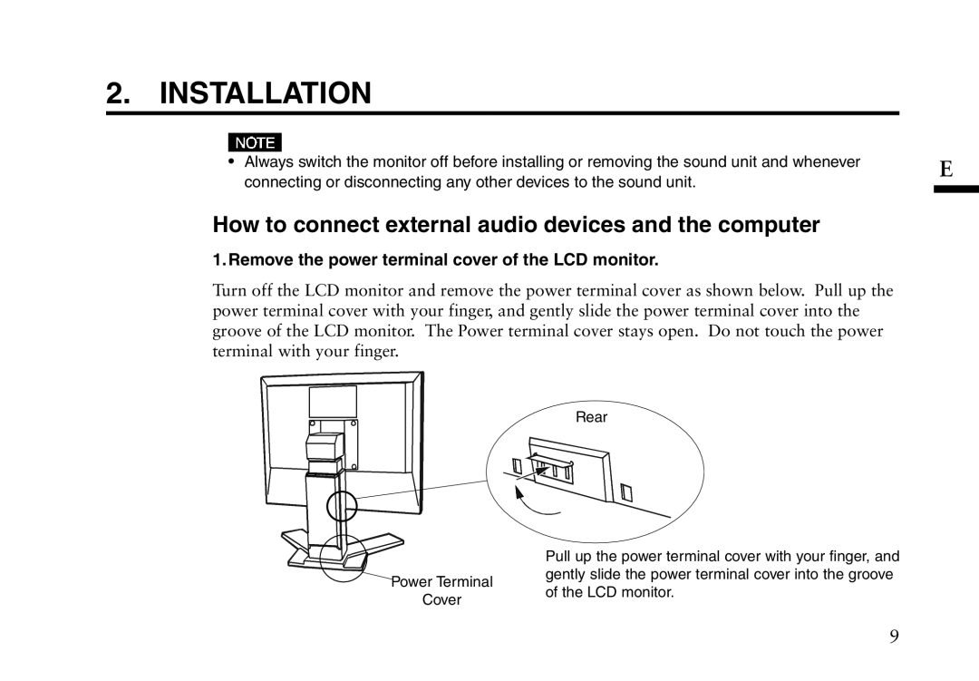 Eizo iSound L2 manual Installation, How to connect external audio devices and the computer 