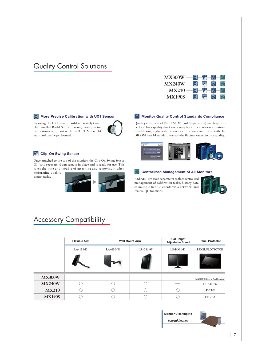 Eizo MX-Series manual 