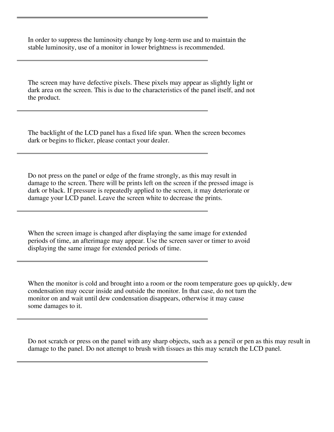 Eizo S2410W specifications 