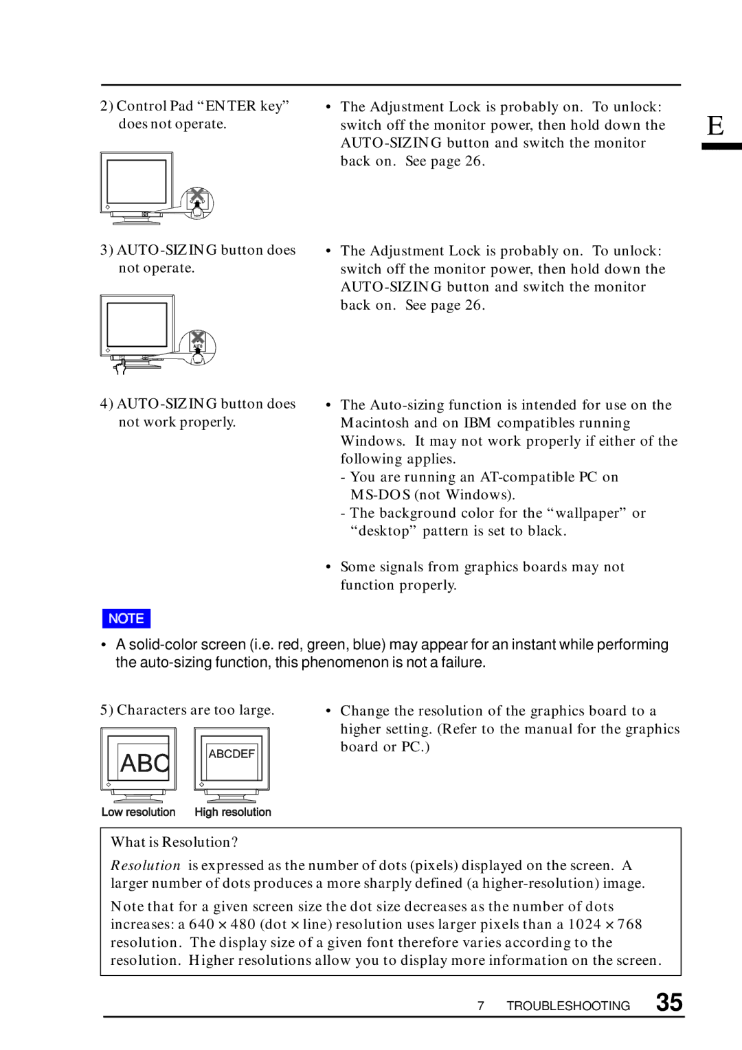 Eizo T57S manual What is Resolution? 