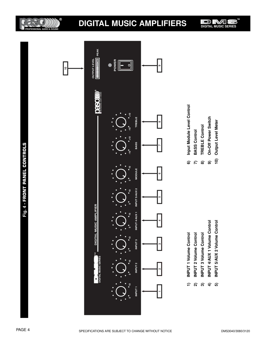 El Paso Chile Company DMS 3120-120, DMS 3080-80, DMS 3040-40, OM163 manual Dmstm 