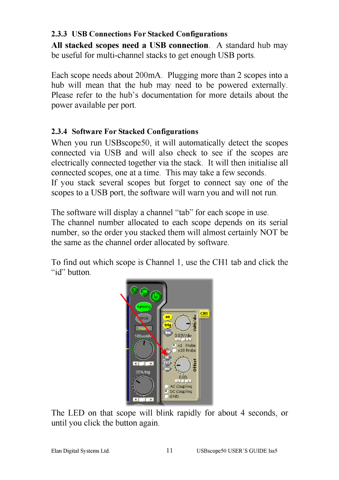 ELAN Home Systems ES370 manual USB Connections For Stacked Configurations 