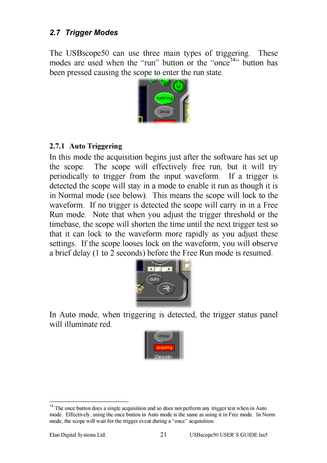 ELAN Home Systems ES370 manual Trigger Modes 