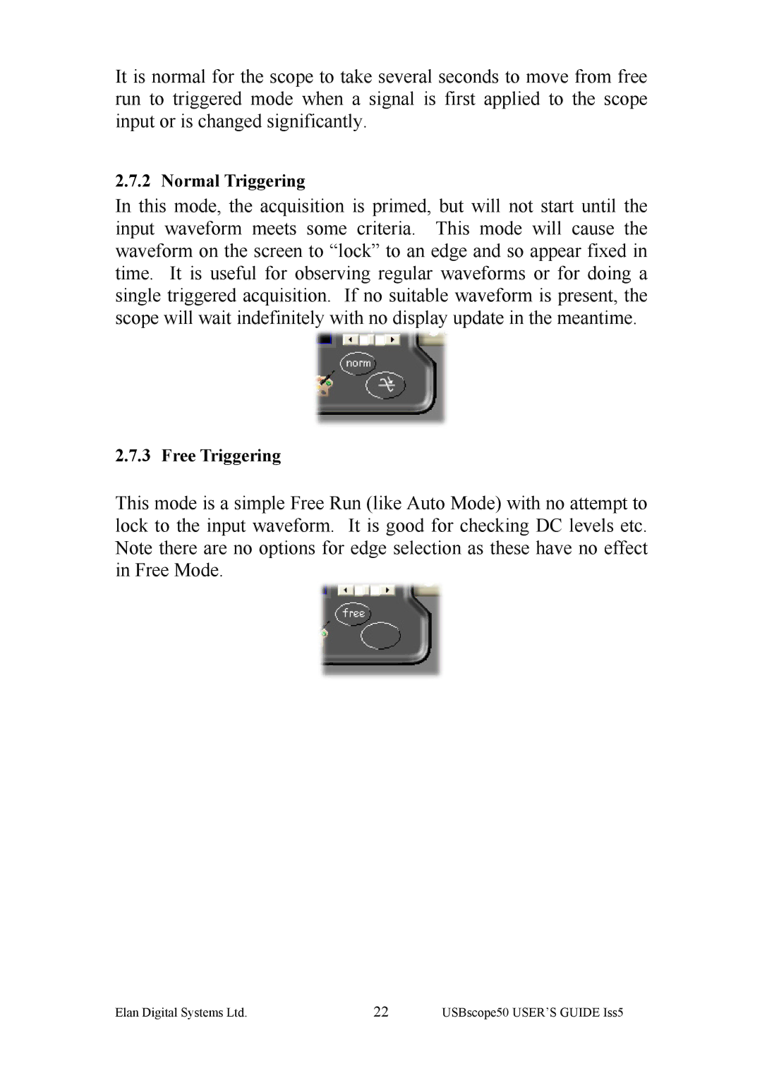 ELAN Home Systems ES370 manual Normal Triggering 