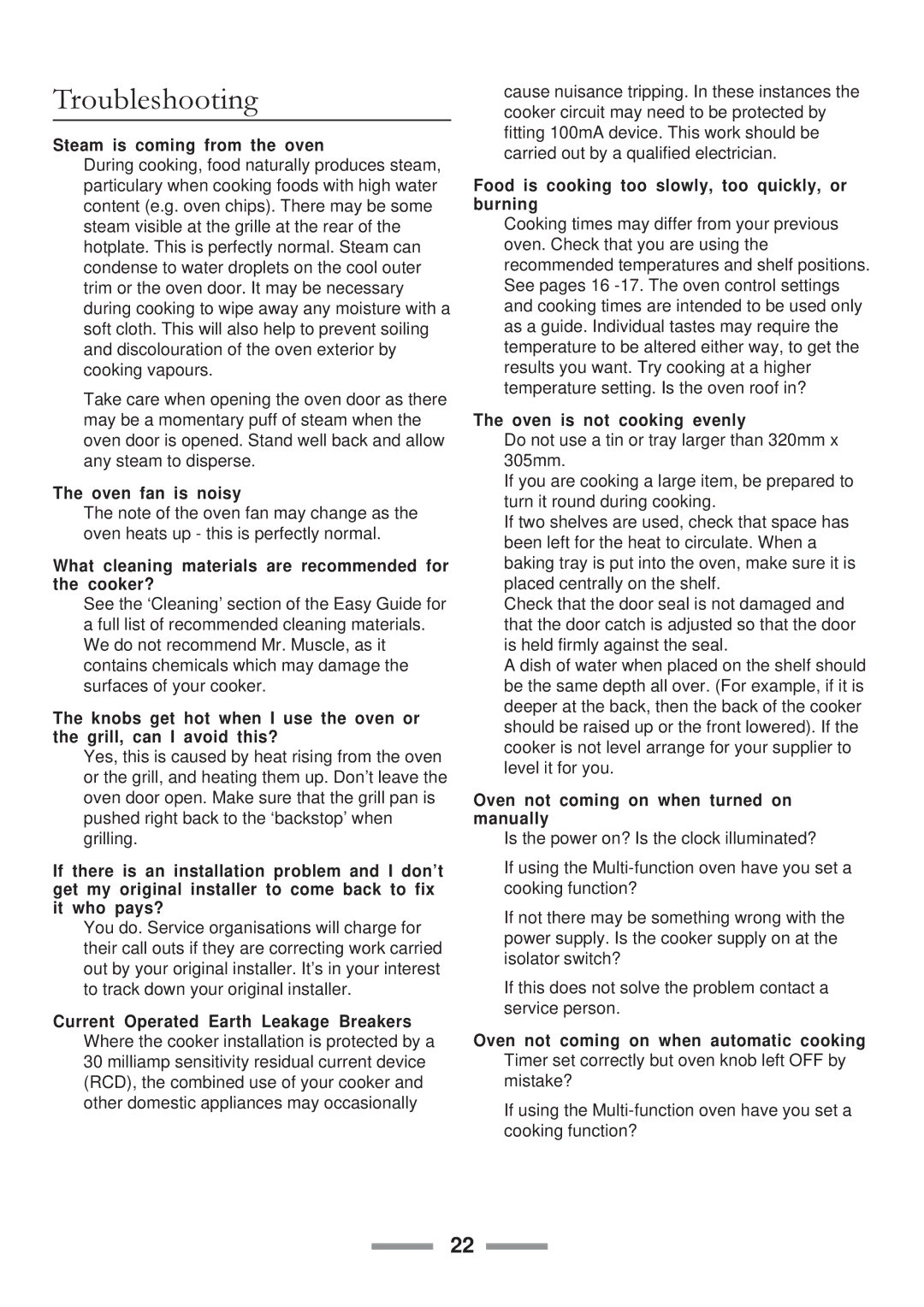 ELAN Home Systems U102110-07 manual Troubleshooting 