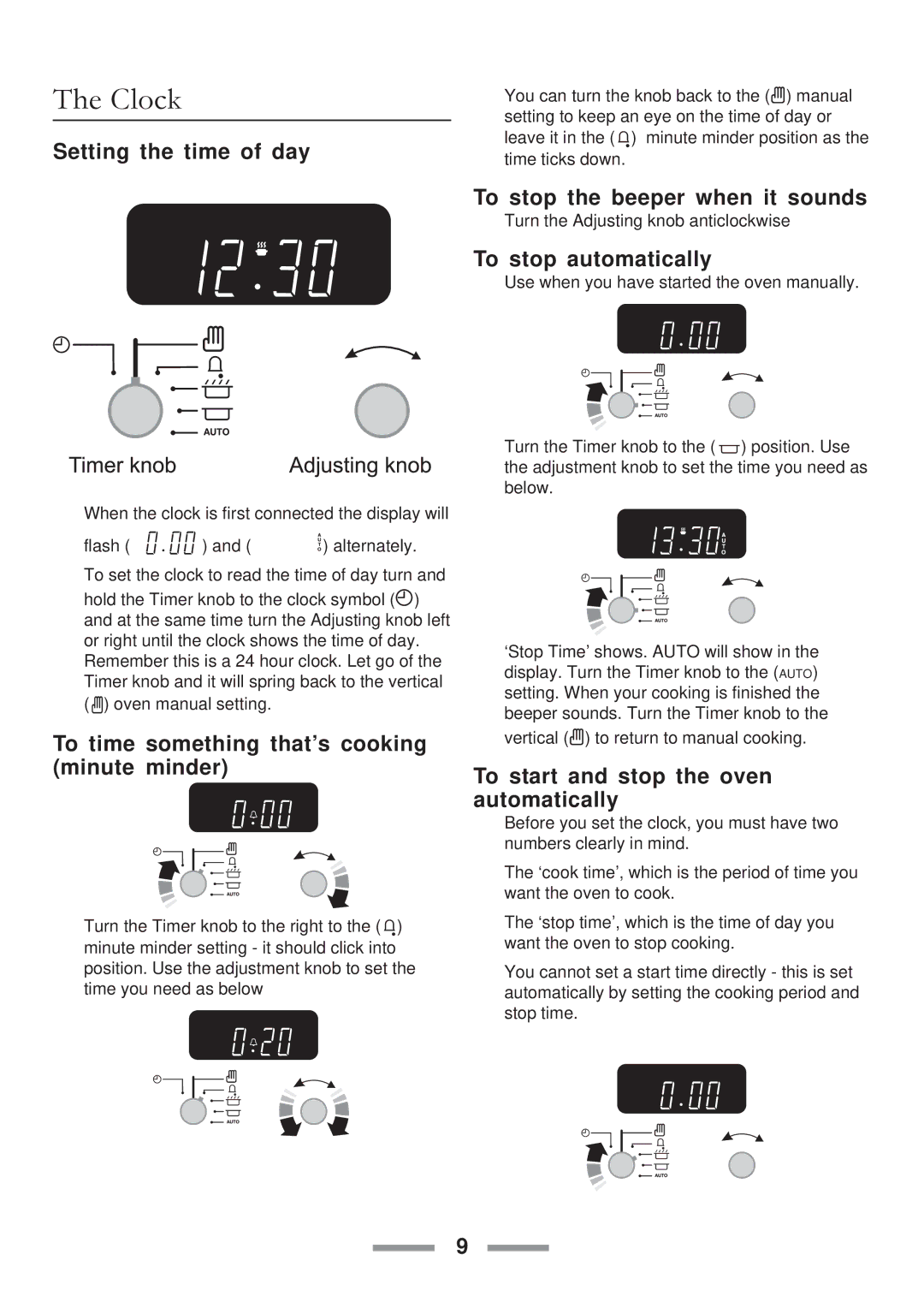 ELAN Home Systems U102110-07 manual Clock 