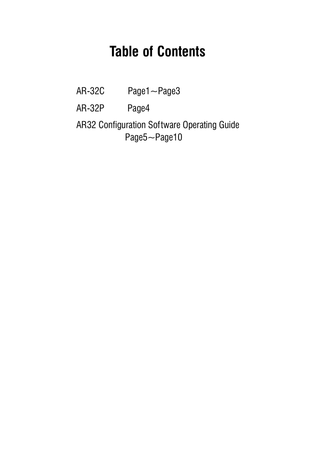 Elation Professional AR-32C.AR-32, AR-32P user manual Table of Contents 