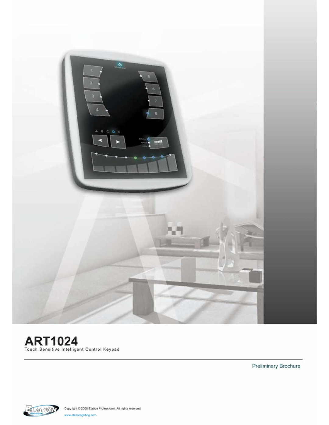 Elation Professional ART1024 manual 