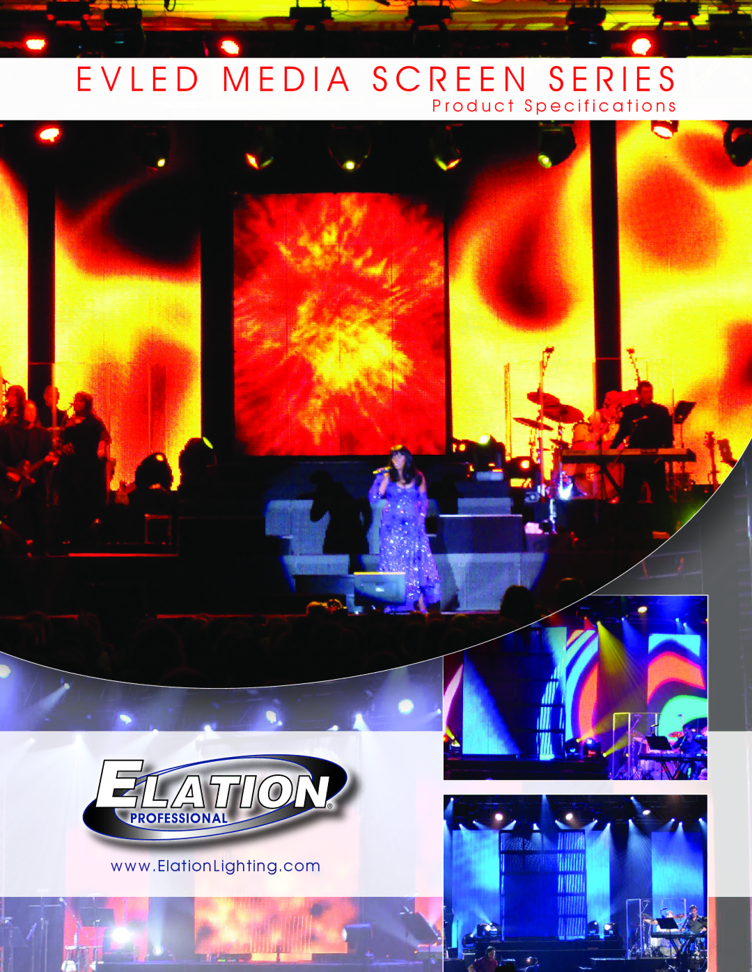 Elation Professional Media Screen Series specifications L E D M E D I a S C R E E N S E R I E S 