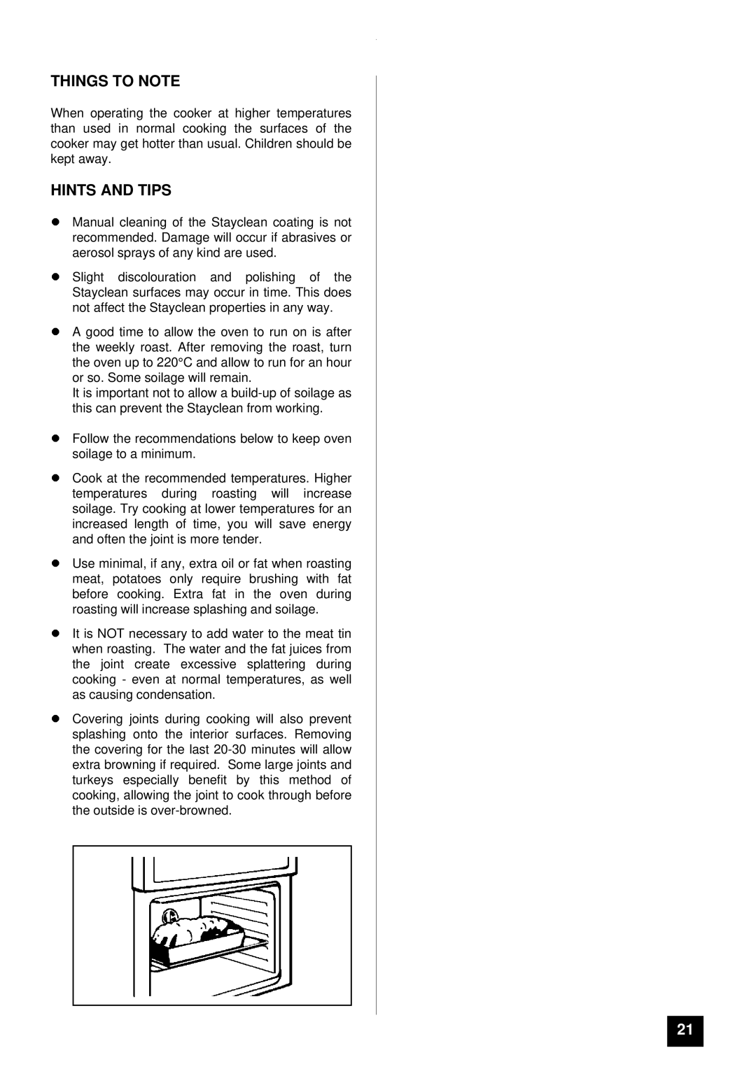 Electra Accessories EL 235 manual Things to Note, Hints and Tips 