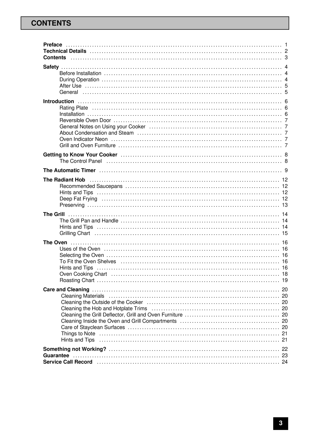 Electra Accessories EL 235 manual Contents 